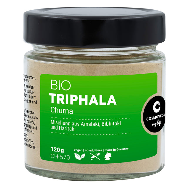 Bio Triphala Churna (Dreifrucht-Pulver), 120 g