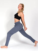 Yogahose Susan - Blue Grey, aus Naturmaterial