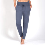 Yogahose Susan - Blue Grey, aus Naturmaterial