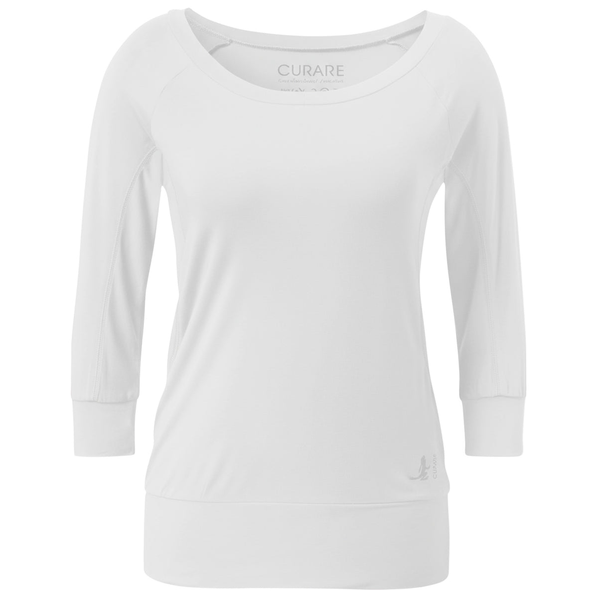 3/4 Shirt Boatneck - soft white