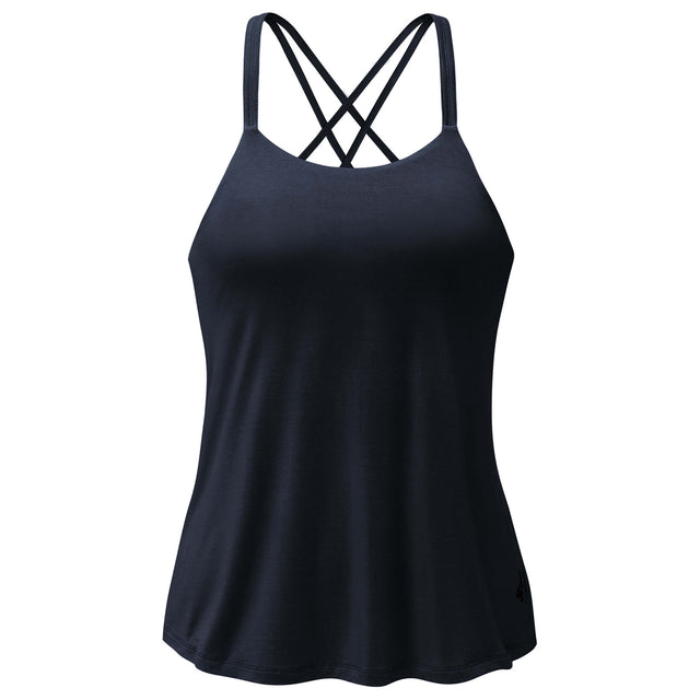 Yoga-Bra Spaghetti Top - midnight-blue
