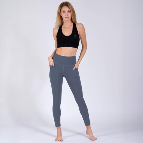 Yoga-Leggings Amalia - blue grey