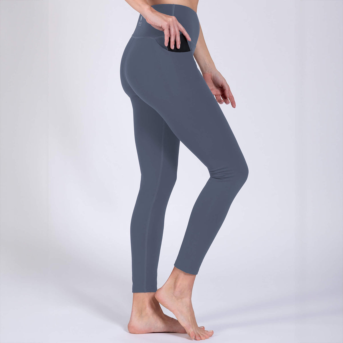 Yoga-Leggings Amalia - blue grey