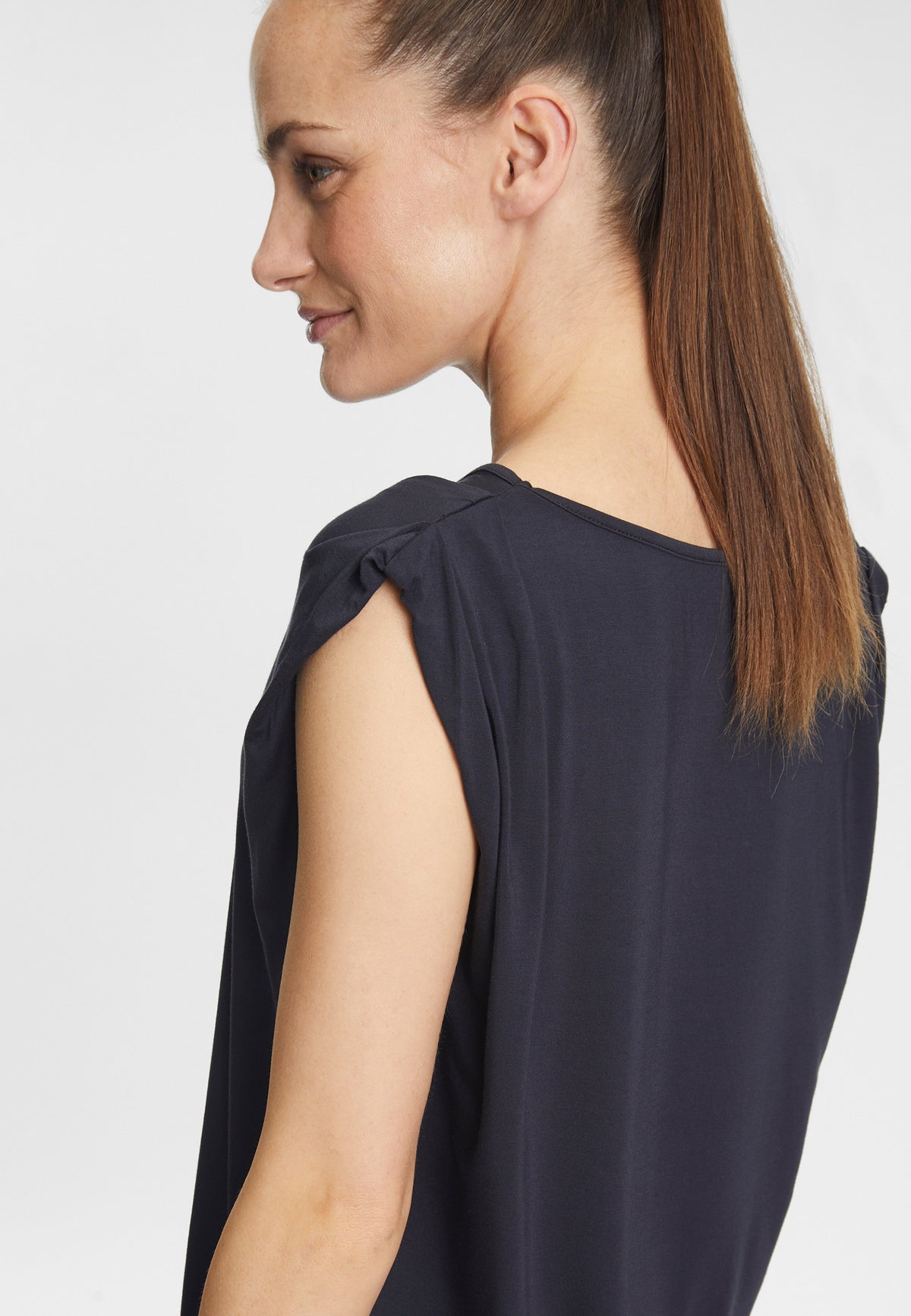 Yoga-Shirt loose foulds - midnight-blue