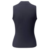 Yoga Top Stand Up Collar - midnight-blue