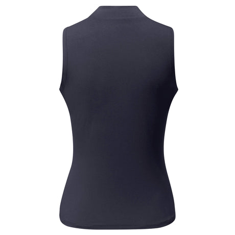Yoga Top Stand Up Collar - midnight-blue