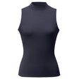 Yoga Top Stand Up Collar - midnight-blue