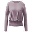 Yoga-Shirt long sleeves smoked - soft-rose