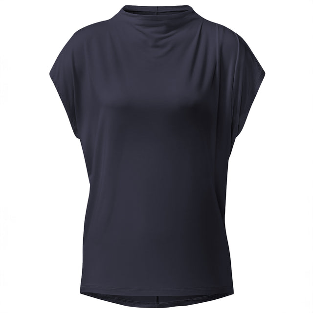 Yoga-Top, turtle neck - midnight-blue