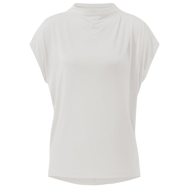 Yoga-Top, turtle neck - soft-white