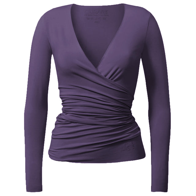 Wrap-Jacket - dark violet