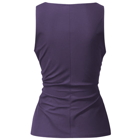 Yoga Top Sporty Elegant - dark violet