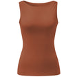 Yoga-Tank-Top Boatneck - light-brown
