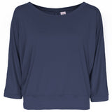 Yoga-Shirt 3/4 Frida nightblue - Onesize