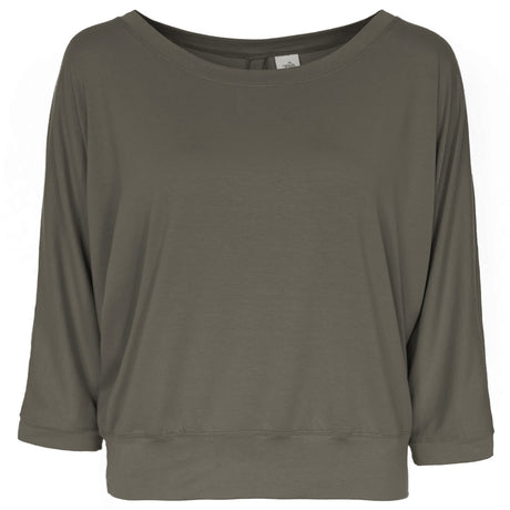 Yoga-Shirt 3/4 Frida olive - Onesize