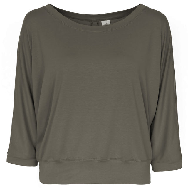Yoga-Shirt 3/4 Frida olive - Onesize
