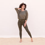 Yoga-Shirt 3/4 Frida olive - Onesize