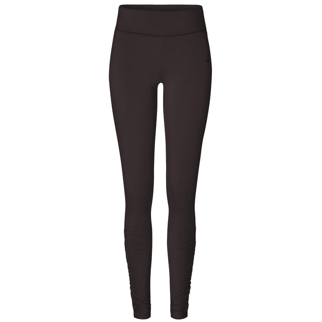 Yoga-Leggings, roll down - dark brown