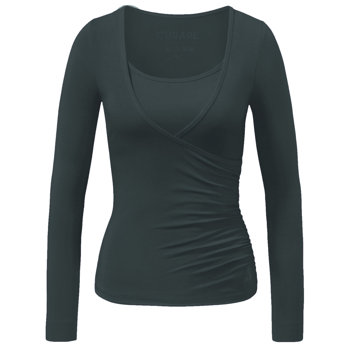 Wrap-Shirt - dark forest
