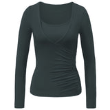 Wrap-Shirt - dark forest