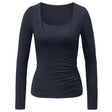 Wrap-Shirt - midnight blue