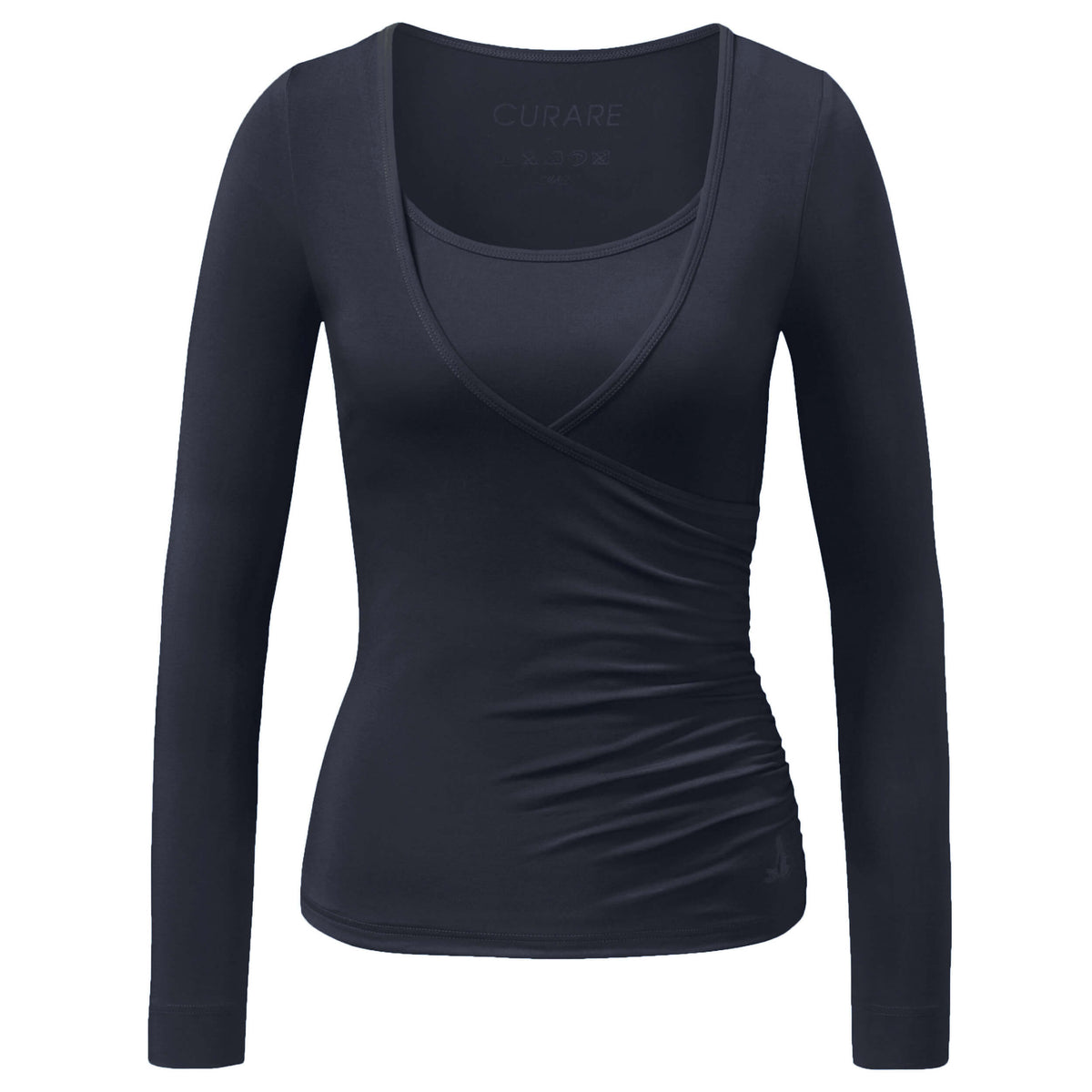 Wrap-Shirt - midnight blue