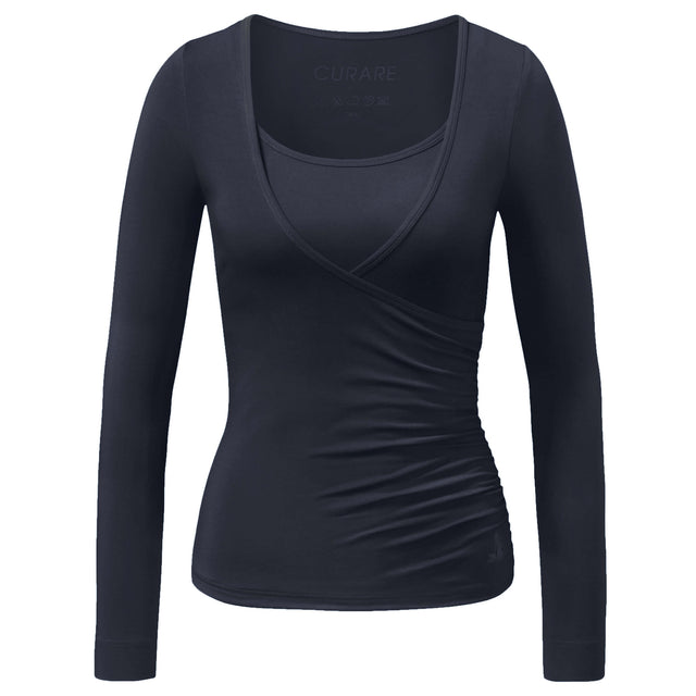 Wrap-Shirt - midnight blue