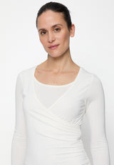 Wrap-Shirt - soft-white