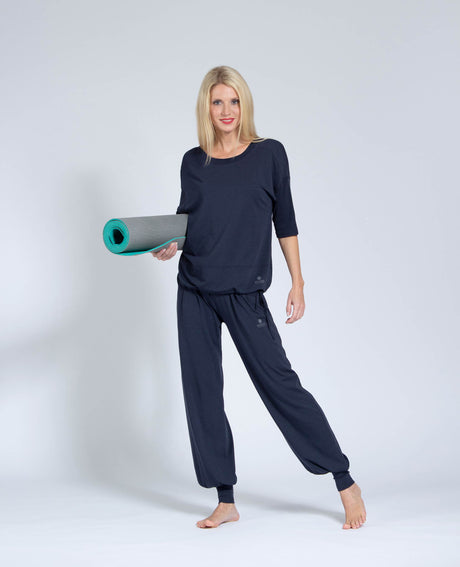 Yoga-Shirt Sara - navy