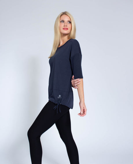 Yoga-Shirt Sara - navy