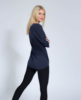 Yoga-Shirt Sara - navy