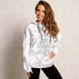 Yoga Hoodie Buddha - silbergrau