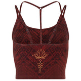 Yoga-Bra Shakti - henna-rot