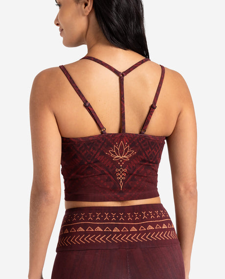 Yoga-Bra Shakti - henna-rot