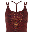 Yoga-Bra Shakti - henna-rot