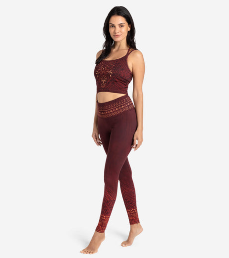Yoga-Bra Shakti - henna-rot