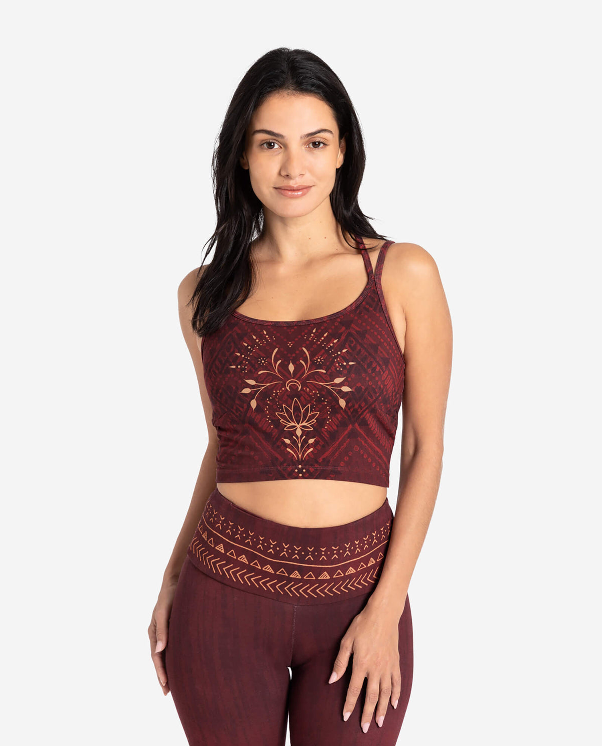 Yoga-Bra Shakti - henna-rot