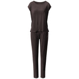 Onepiece Kombination - dark-brown
