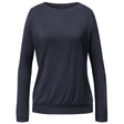 Yoga-Shirt Longsleeve Turtleneck - midnight-blue