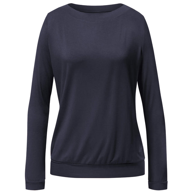 Yoga-Shirt Longsleeve Turtleneck - midnight-blue