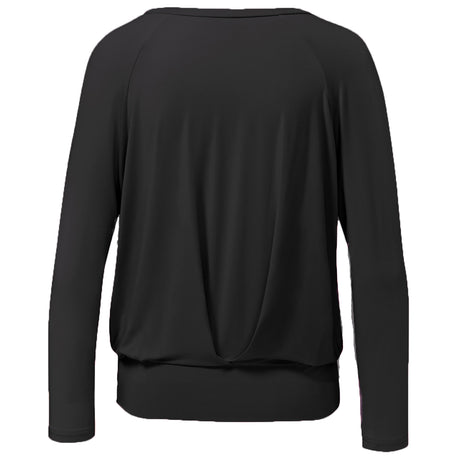 Yoga-Shirt Boxpleat - black