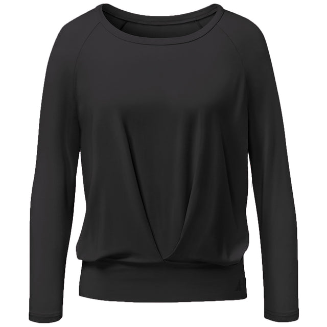 Yoga-Shirt Boxpleat - black