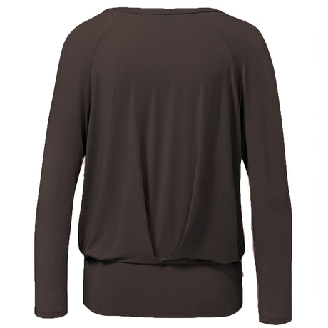 Yoga-Shirt Boxpleat - dark-brown