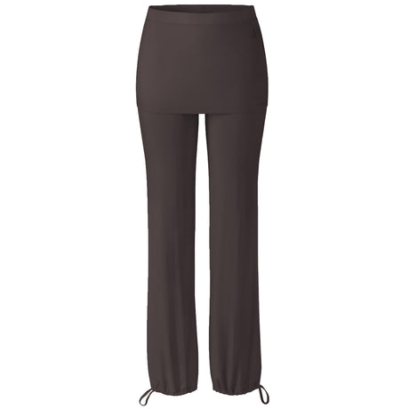 Long Pants, skirt - dark-brown