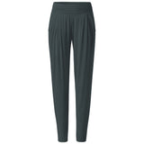 Yoga-Long-Pants, relaxed - dark forest