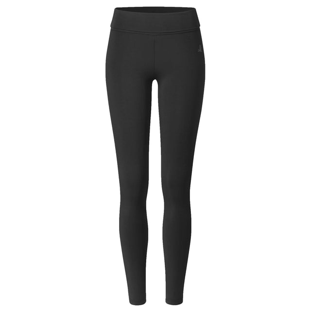 Yoga-Leggings, roll down - black