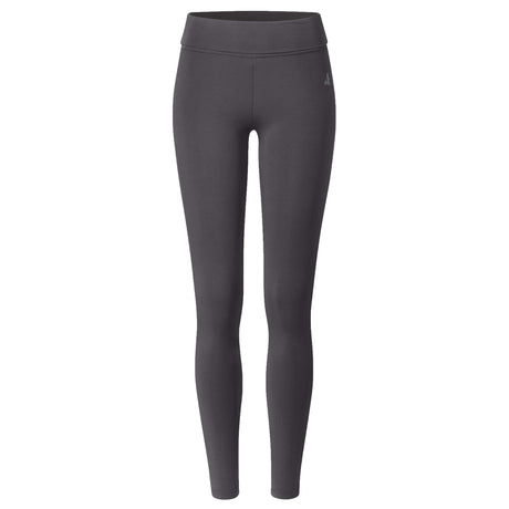 Yoga-Leggings, roll down - grau aubergine