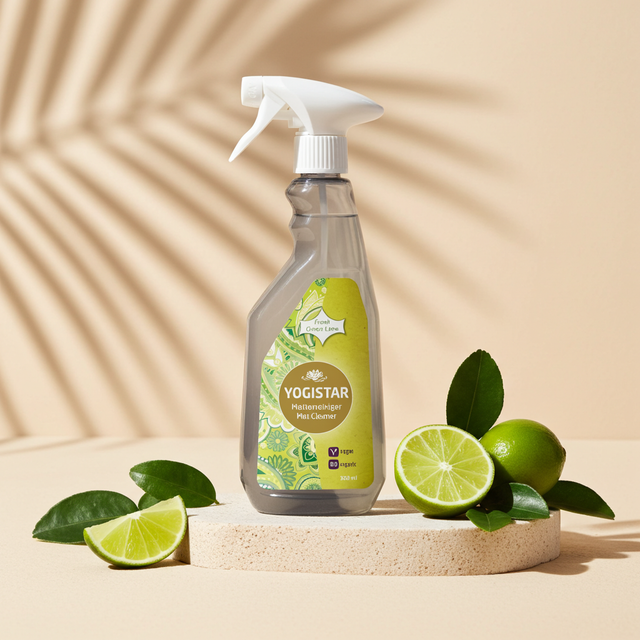Bio Yogamatten-Reiniger - fresh green lime - 500 ml