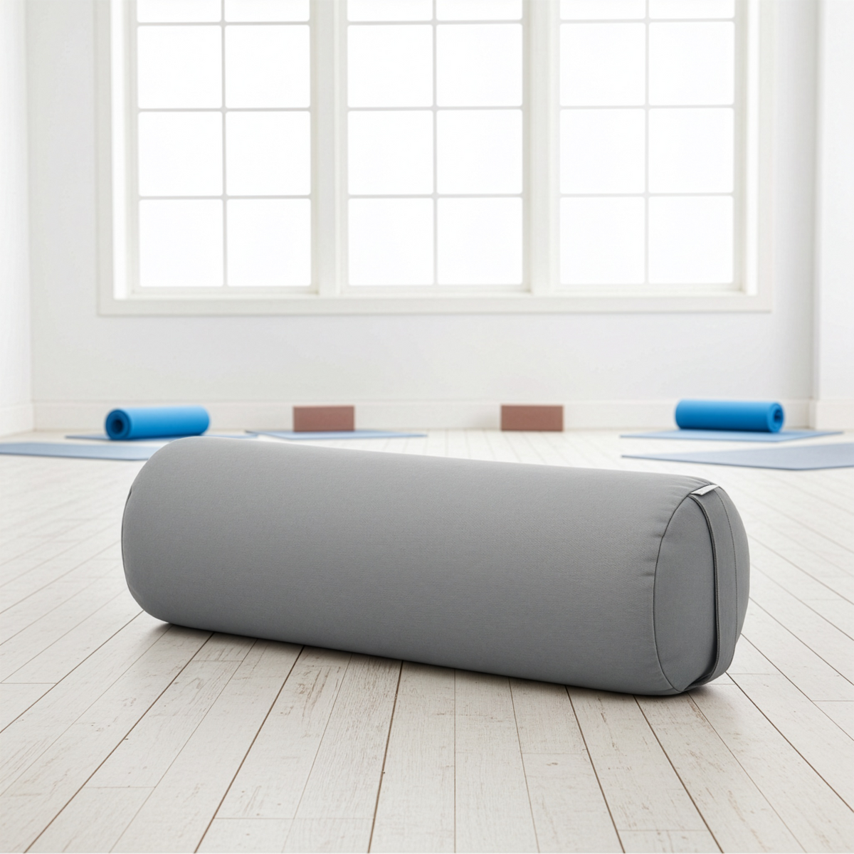 Yoga-Bolster yin - rund - Samtosha - organic cotton