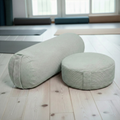 Yoga-Set Velvet (Meditationskissen Cord + Yoga-Bolster Yin Cord)